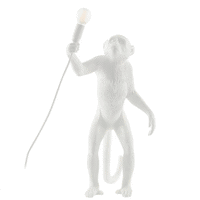 Seletti White Monkey Standing Lamp